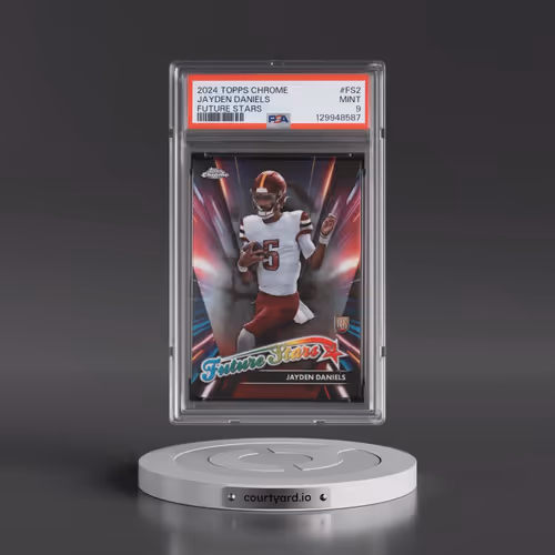 2024 Topps Chrome Future Stars #FS2 Jayden Daniels (PSA 9 MINT)