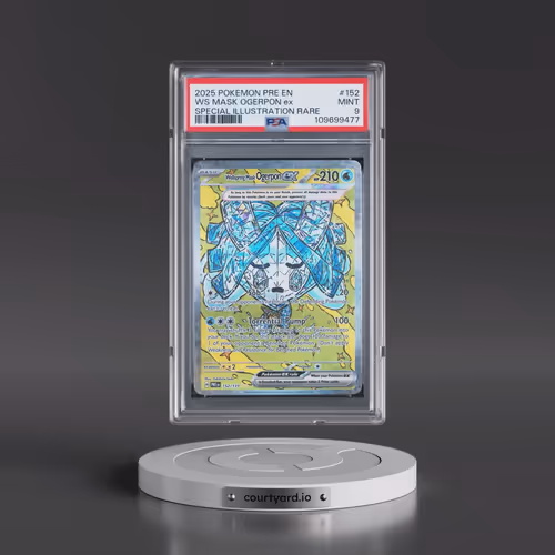 2025 Pokémon Pre EN-Prismatic Evolutions #152 Wellspring Mask Ogerpon EX - Holo Special Illustration