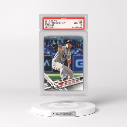 2017 Topps #50 Clayton Kershaw (PSA 10 GEM MINT)