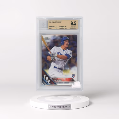 2016 Topps Chrome #150 Corey Seager (BGS 9.5 GEM MINT)