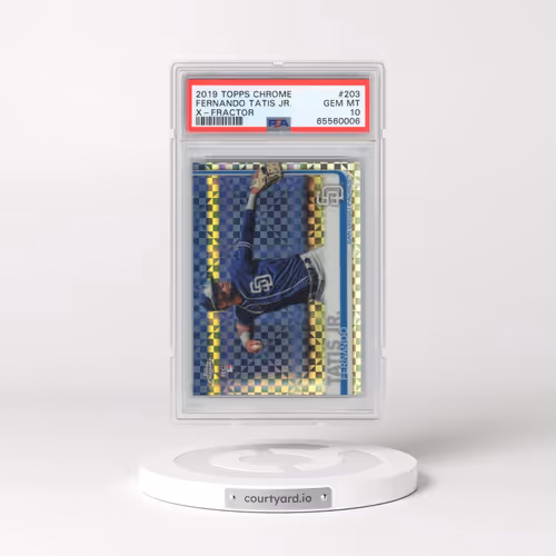 2019 Topps Chrome #203 Fernando Tatis Jr. - X-Fractor (PSA 10 GEM MINT)