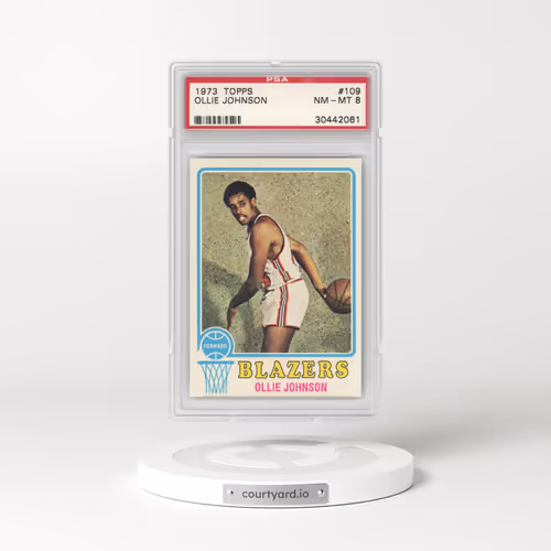 1973 Topps #109 Ollie Johnson (PSA 8 NM-MT)