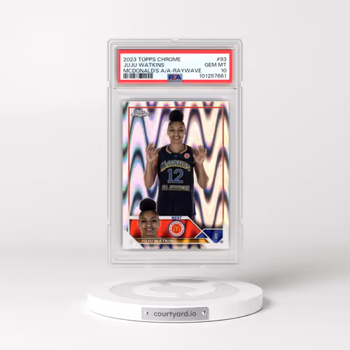 2023 Topps Chrome Mcdonald's All-American #93 Juju Watkins - Raywave (PSA 10 GEM MINT)