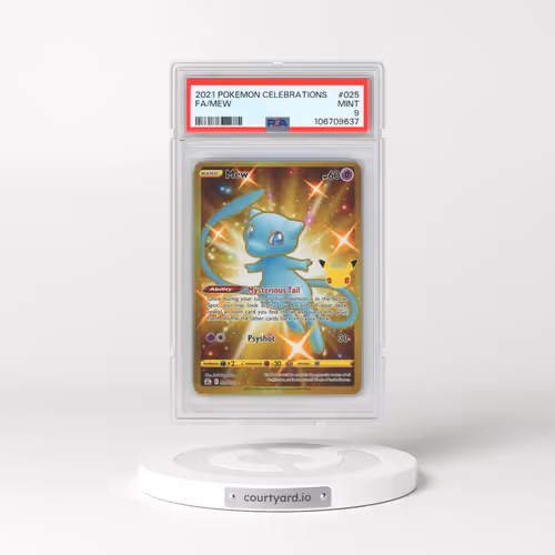 2021 Pokémon Celebrations #025 Mew - Full Art (PSA 9 MINT)