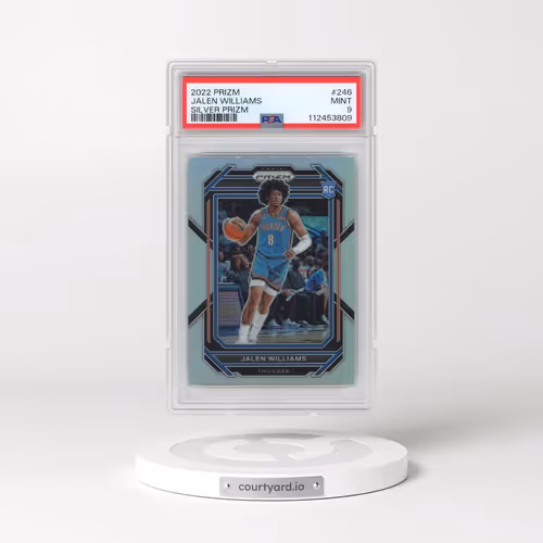 2022 Panini Prizm #246 Jalen Williams - Silver Prizm (PSA 9 MINT)