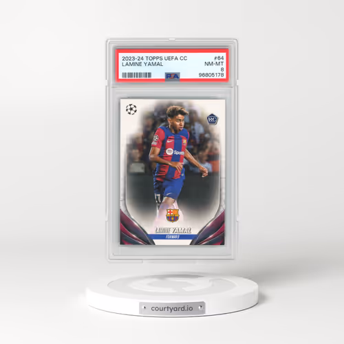 2023-24 Topps UEFA Club Competitions #64 Lamine Yamal (PSA 8 NM-MT)