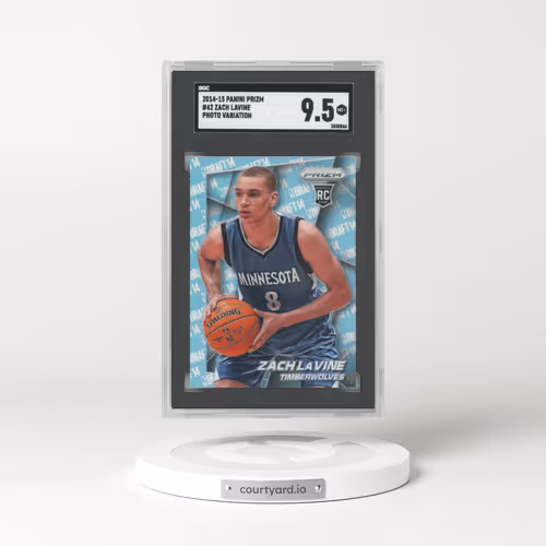 2014 Panini Prizm #42 Zach Lavine - Photo Var. (SGC 9.5 MINT+)