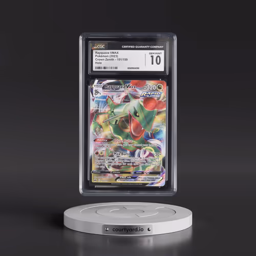 2023 Crown Zenith #101/159 Rayquaza VMAX - Holo (CGC 10 GEM MINT)