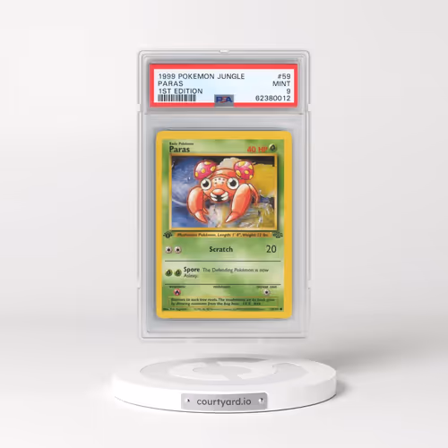 1999 Pokémon Jungle #59 Paras - 1st Edition (PSA 9 MINT)