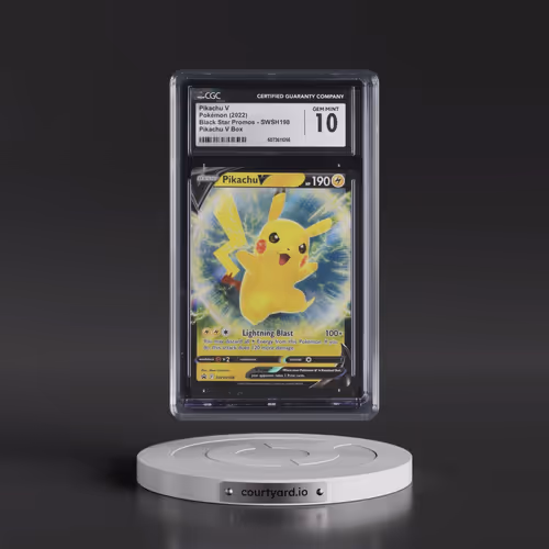 2017 Black Star Promos - Sword & Shield #SWSH198 Pikachu V - Pikachu V Box (Holo) (CGC 10 GEM MINT)