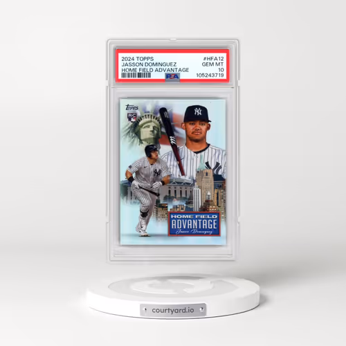 2024 Topps Home Field Advantage #HFA12 Jasson Dominguez (PSA 10 GEM MINT)