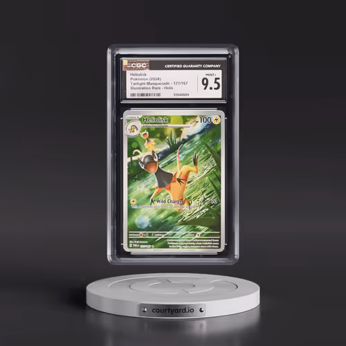 2024 Twilight Masquerade - TWM EN #177/167 Heliolisk - Illustration Rare Holo (CGC 9.5 MINT+)