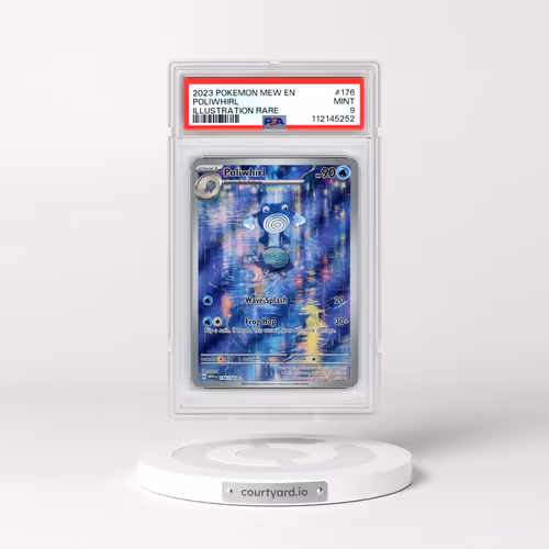 2023 Pokémon Mew EN-151 #176 Poliwhirl - Illustration Rare (PSA 9 MINT)