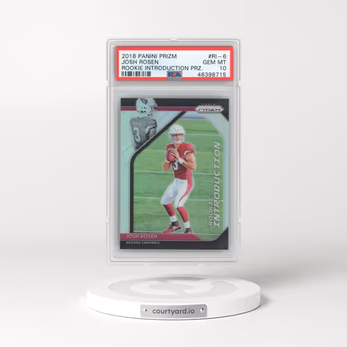 2018 Panini Prizm Rookie Introduction #RI-6 Josh Rosen (PSA 10 GEM MINT)