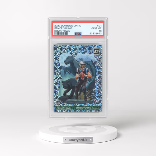 2023 Panini Donruss Optic Downtown! #D1 Bryce Young (PSA 10 GEM MINT)