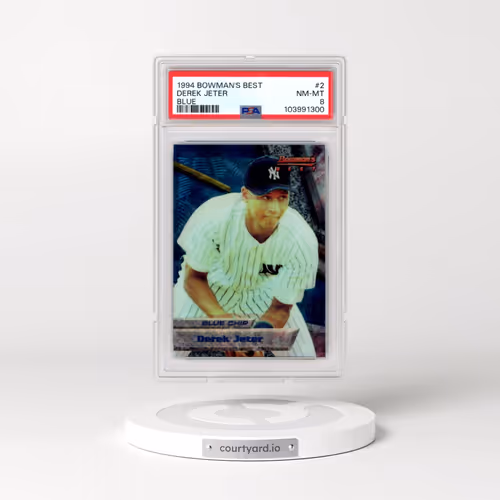 1994 Bowman's Best #2 Derek Jeter - Blue (PSA 8 NM-MT)