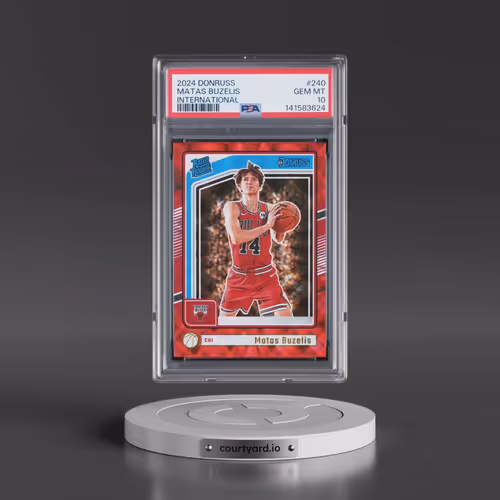 2024 Panini Donruss #240 Matas Buzelis - International (PSA 10 GEM MINT)