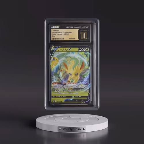 2021 Eevee Heroes #002/069 Leafeon V - Holo (CGC 10 PRISTINE)