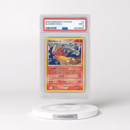 2009 Pokémon Platinum #3 Blaziken - Holo (PSA 9 MINT)