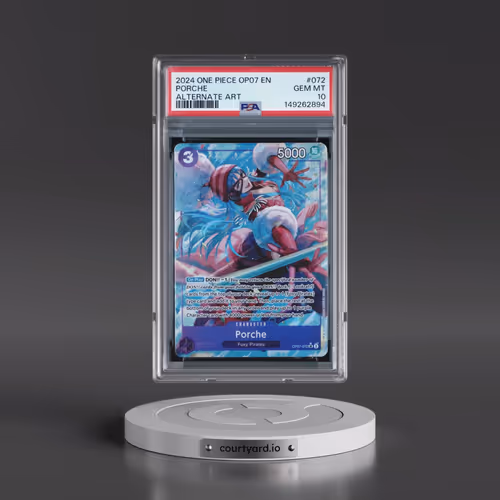 2024 One Piece OP07-500 Years in the Future #072 Porche - Alternate Art (PSA 10 GEM MINT)