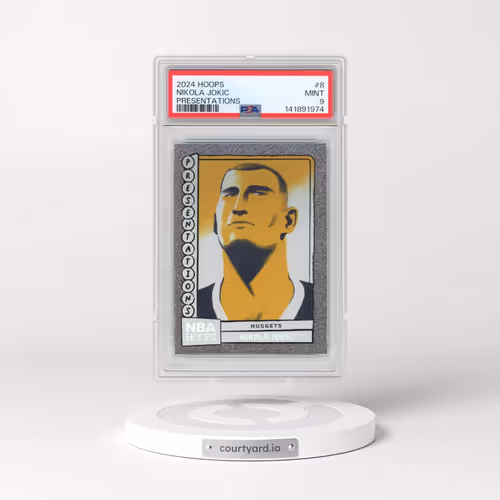 2024 Panini NBA Hoops Presentations #8 Nikola Jokic (PSA 9 MINT)