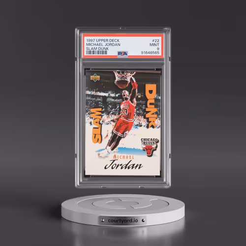 1997 Upper Deck Slam Dunk #22 Michael Jordan (PSA 9 MINT)