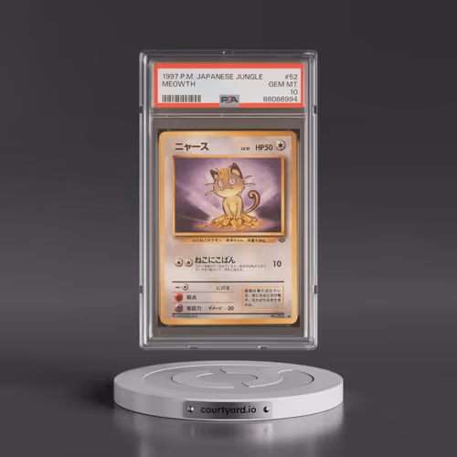 1997 Pokémon Jungle #52 Meowth (PSA 10 GEM MINT)