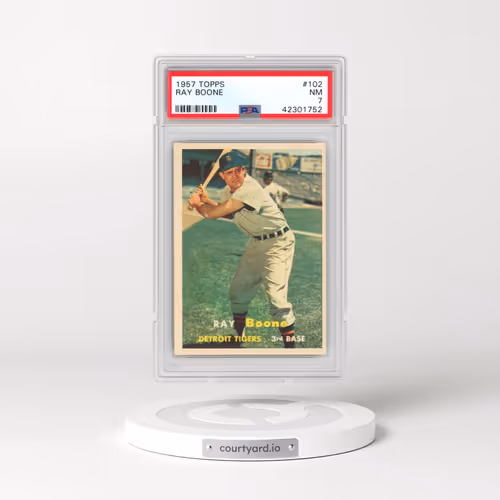 1957 Topps #102 Ray Boone (PSA 7 NM)