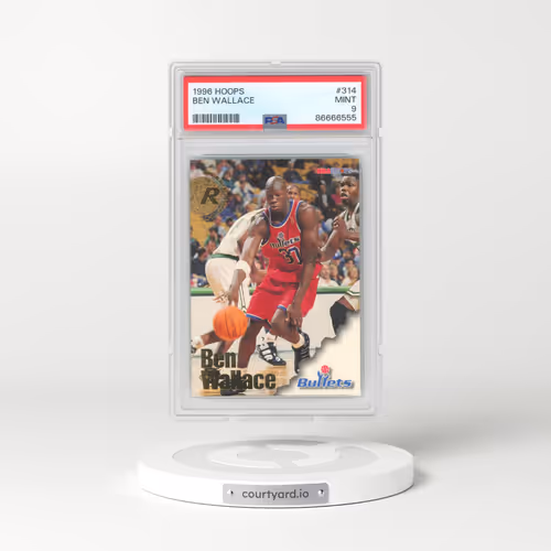 1996 Hoops #314 Ben Wallace (PSA 9 MINT)