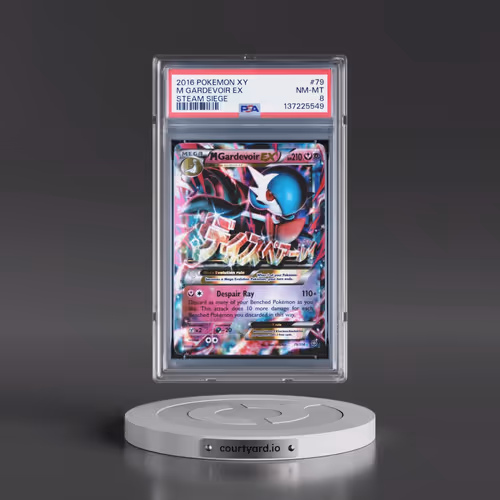 2016 Pokémon XY Steam Siege #79 M Gardevoir EX - Holo (PSA 8 NM-MT)