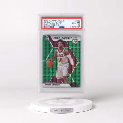 2019 Panini Mosaic #262 Darius Garland - Green Mosaic (PSA 10 GEM MINT)