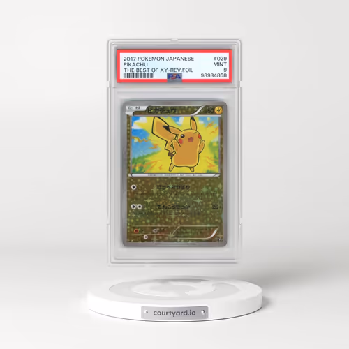 2017 Pokémon the Best of XY #029 Pikachu - Reverse Foil (PSA 9 MINT)