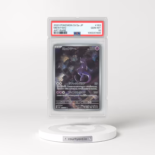 2023 Pokémon Sv2a-Pokemon 151 #183 Mewtwo - Art Rare (PSA 10 GEM MINT)