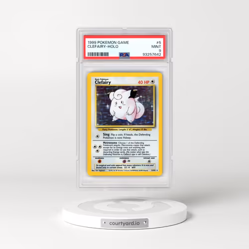 1999 Pokémon Game #5 Clefairy - Holo (PSA 9 MINT)
