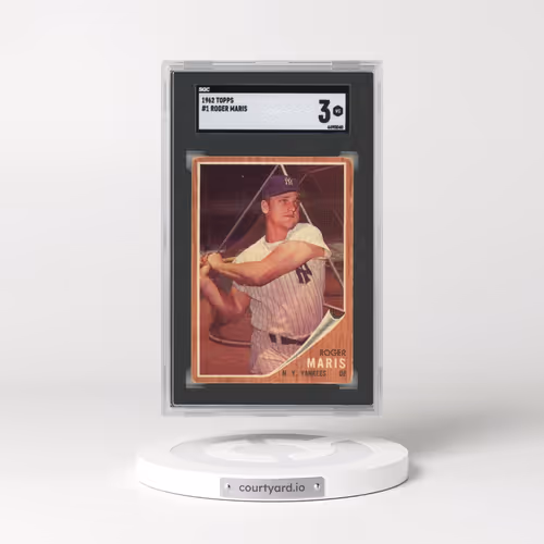 1962 Topps #1 Roger Maris (SGC 3 VG)
