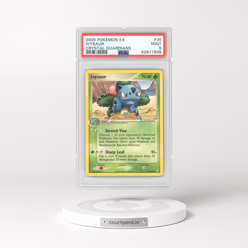 2006 EX Crystal Guardians #35 Ivysaur (PSA 9 MINT)