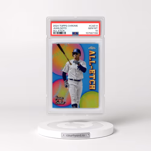 2024 Topps Chrome Chrome All Etch #CAE14 Juan Soto (PSA 10 GEM MINT)