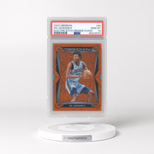 2023 Panini Obsidian #89 GG Jackson II - Electric Etch Orange Flood (PSA 10 GEM MINT)