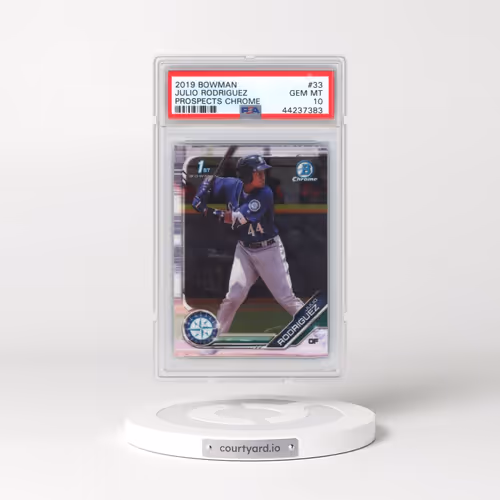 2019 Bowman Prospects Chrome #33 Julio Rodriguez (PSA 10 GEM MINT)