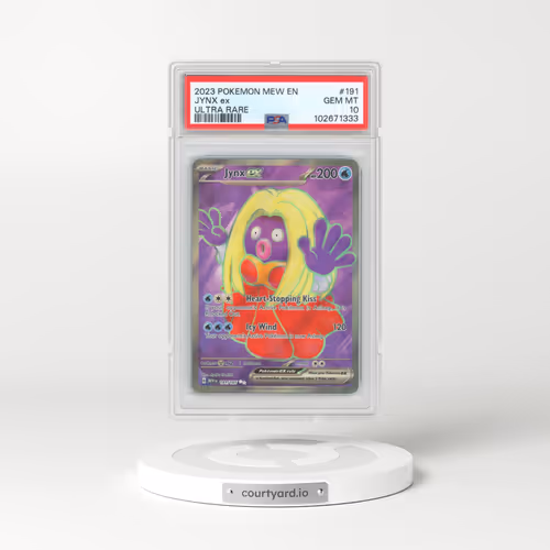 2023 Pokémon Mew EN-151 #191 Jynx EX - Holo Ultra Rare (PSA 10 GEM MINT)