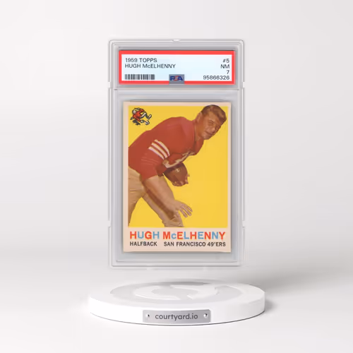 1959 Topps #5 Hugh McElhenny (PSA 7 NM)