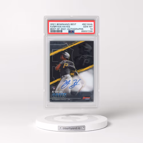 2021 Bowman's Best Best of 2021 Autographs #B21KHA KE'Bryan Hayes (PSA 10 GEM MINT)