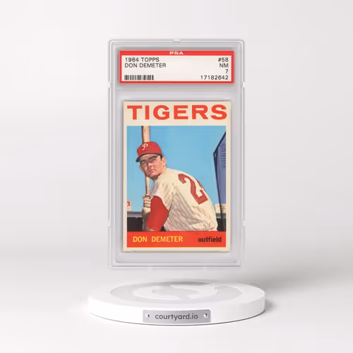 1964 Topps #58 Don Demeter (PSA 7 NM)
