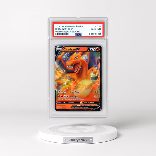 2020 Pokémon Sword & Shield Darkness Ablaze #019 Charizard V - Holo (PSA 10 GEM MINT)