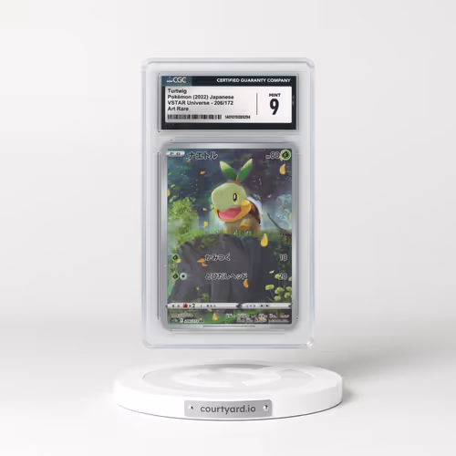 2022 VSTAR Universe #206/172 Turtwig - Art Rare (CGC 9 MINT)