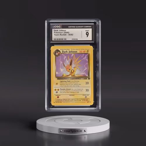 1999 Team Rocket #38/82 Dark Jolteon (CGC 9 MINT)