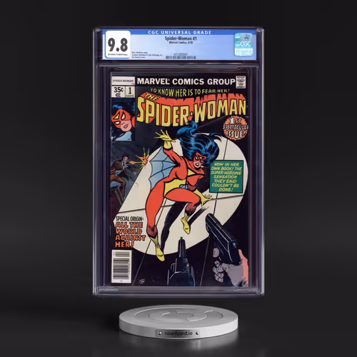 Spider-Woman #1 CGC 9.8 Off-white to White Pages (Marvel Comics, 4/78)
