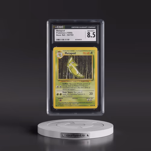 1999 Base Set #54/102 Metapod (CGC 8.5 NM-MT+)