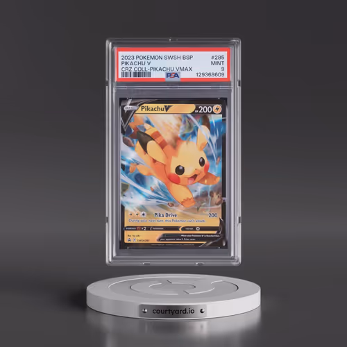 2023 Pokémon Swsh Black Star Promo #285 Pikachu V - Holo Crown Zenith Collections-Pikachu Vmax (PSA