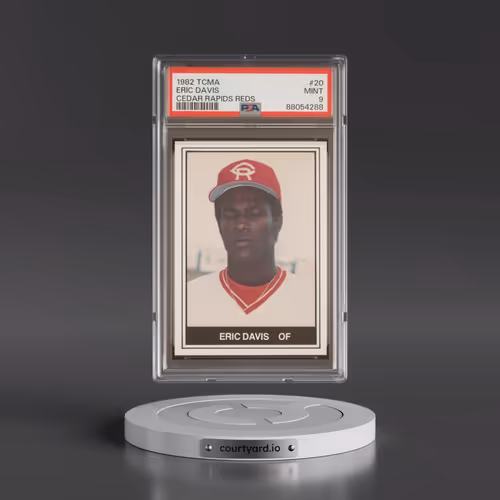 1982 TCMA Cedar Rapids Reds #20 Eric Davis (PSA 9 MINT)